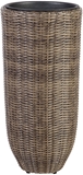 Show details for Home4you Flower Pot Wicker 37x77cm Dark Brown 35132