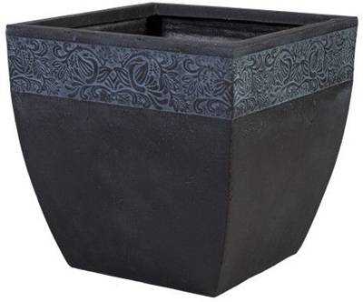 Picture of Home4you Flowerpot Flore-1 H43cm Dark Gray