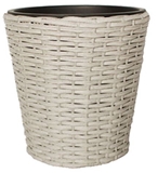 Show details for Home4you Flowerpot Wicker D20x20cm Grey