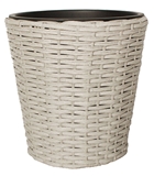 Show details for Home4you Flowerpot Wicker D25x25cm Grey