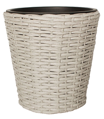 Picture of Home4you Flowerpot Wicker D25x25cm Grey