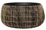 Show details for Home4you Flowerpot Wicker D36x20cm Brown