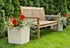 Picture of Lamela Juka Rattan 597 Flower Pot 400x400x415mm Cream