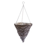 Show details for HANGER FLOWER POT Wicker cone (SODO CENTERS)