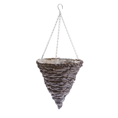 Picture of HANGER FLOWER POT Wicker cone (SODO CENTERS)