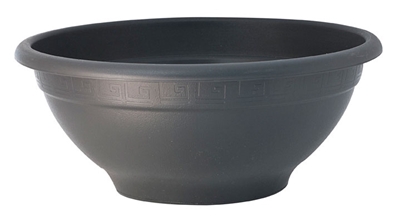 Picture of POT FLOWER BOWL 60X27 CM DARK GRAY (PLASTICOTTO)