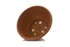 Picture of POD FLOWER PLASTIC. BOWL 30X14CM BROWN (PLASTICOTTO)