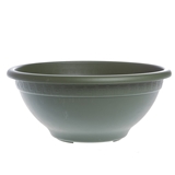 Show details for POD FLOWER PLASTIC. BOWL 30X14CM GREEN (PLASTICOTTO)