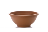 Show details for POD FLOWER PLASTIC. BOWL 40X19CM BROWN (PLASTICOTTO)