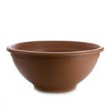 Show details for POD FLOWER PLASTIC. BOWL 50X24CM BROWN (PLASTICOTTO)