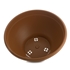 Picture of POD FLOWER PLASTIC. BOWL 50X24CM BROWN (PLASTICOTTO)