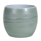 Show details for FLOWER POT 662 17 CM GREEN SALVIES