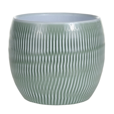 Picture of FLOWER POT 662 17 CM GREEN SALVIES