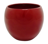 Show details for Flower pot Ball 510 20x13cm, red