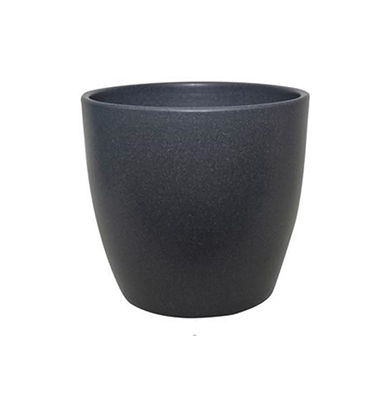 Picture of Flower pot, ceramic 12,5x13,5cm, gray