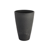 Show details for FLOWER POT MR50 D35 H50 DARK GRAY