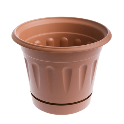 Picture of Flower pot Primavera UDP22 Uniplastex, light brown