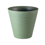 Show details for FLOWER POT RE-POT ROUND D20 GREEN (TERAPLAST)