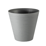 Show details for FLOWER POT RE-POT ROUND D25 GRAY (TERAPLAST)