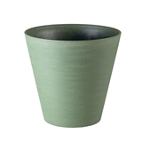 Show details for FLOWER POT RE-POT ROUND D25 GREEN (TERAPLAST)