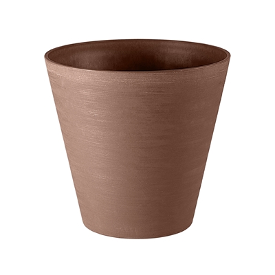 Picture of FLOWER POT RE-POT ROUND D30 BROWN (TERAPLAST)