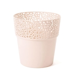 Show details for FLOWER POT ROSA D.13CM CREAM