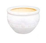 Show details for Flower pot S / 4 T2 048, 21x30cm, white