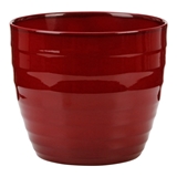 Show details for Flower pot Scheurich 25x25cm, dark red