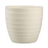 Show details for Flower pot Scheurich, cream