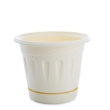 Show details for FLOWER POT AND PLATE PRIMAVERA UDP22 PLASTIC (UNIPLASTEX)