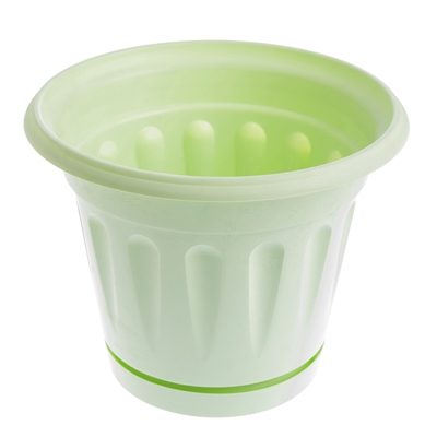 Picture of FLOWER POT AND PLATE PRIMAVERA UDP26 PLASTIC (UNIPLASTEX)