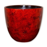 Show details for Flower pot Veta-4, 20x19cm, red