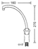 Picture of Water Faucet for sink Thema Lux CD-51605A