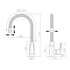 Picture of KITCHEN Faucet AMUR DAM719.5 / 10B (DOMOLETTI)