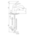 Picture of Faucet sinks + click-clack Domoletti Vltava VM305.5