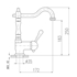 Picture of Faucet SINK L508.5 / 8SM (DOMOLETTI)