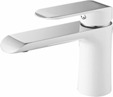 Show details for Vento Ravena Ceramic Sink Faucet White/Chrome