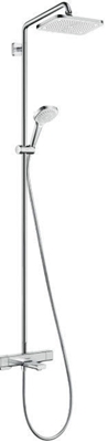 Picture of Hansgrohe Croma E 280 1jet/Croma Select E Multi Thermostatic Shower System Chrome
