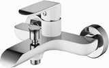 Show details for Vento Ravena Bath/Shower Faucet with Accessories White/Chrome