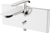 Show details for Vento Tivoli Bath/Shower Faucet with Accessories Chrome