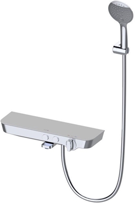 Picture of Vento Tivoli Thermostatic Faucet with Spout/Shelf White/Chrome