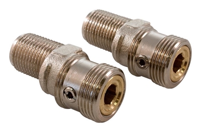 Picture of Connection for water Faucet with eccentric valve, thread ½ &quot;-¾&quot;, length 6.4 cm, 2 pcs., Oras