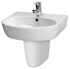 Picture of Sink Cersanit Parva, 55x42,5x16cm, white