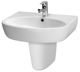 Show details for Sink Cersanit Parva, 60cm, white