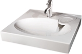 Show details for Paa Claro 600x600mm Washbasin White with Fixings
