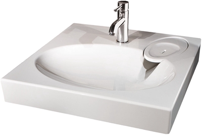 Picture of Paa Claro 600x600mm Washbasin White with Fixings