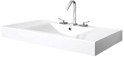 Picture of Paa Long Step 1000x490mm Washbasin White