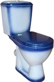 Show details for Rosa Lira WC Blue 350x600mm