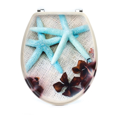 Picture of Toilet seat Domoletti, with starfish