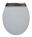 Show details for Toilet seat Novito Smart Slim YHUF-X29 47,5x40cm, white